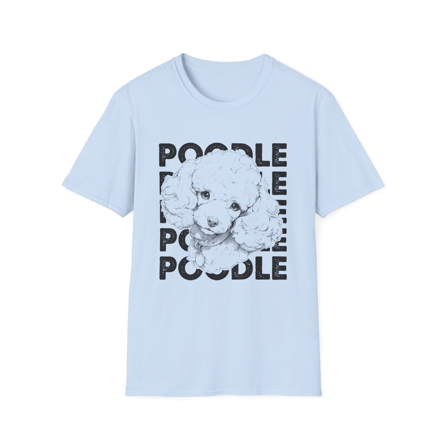 Poodle T-Shirt for Poodle Lovers and Owners - Unisex Softstyle