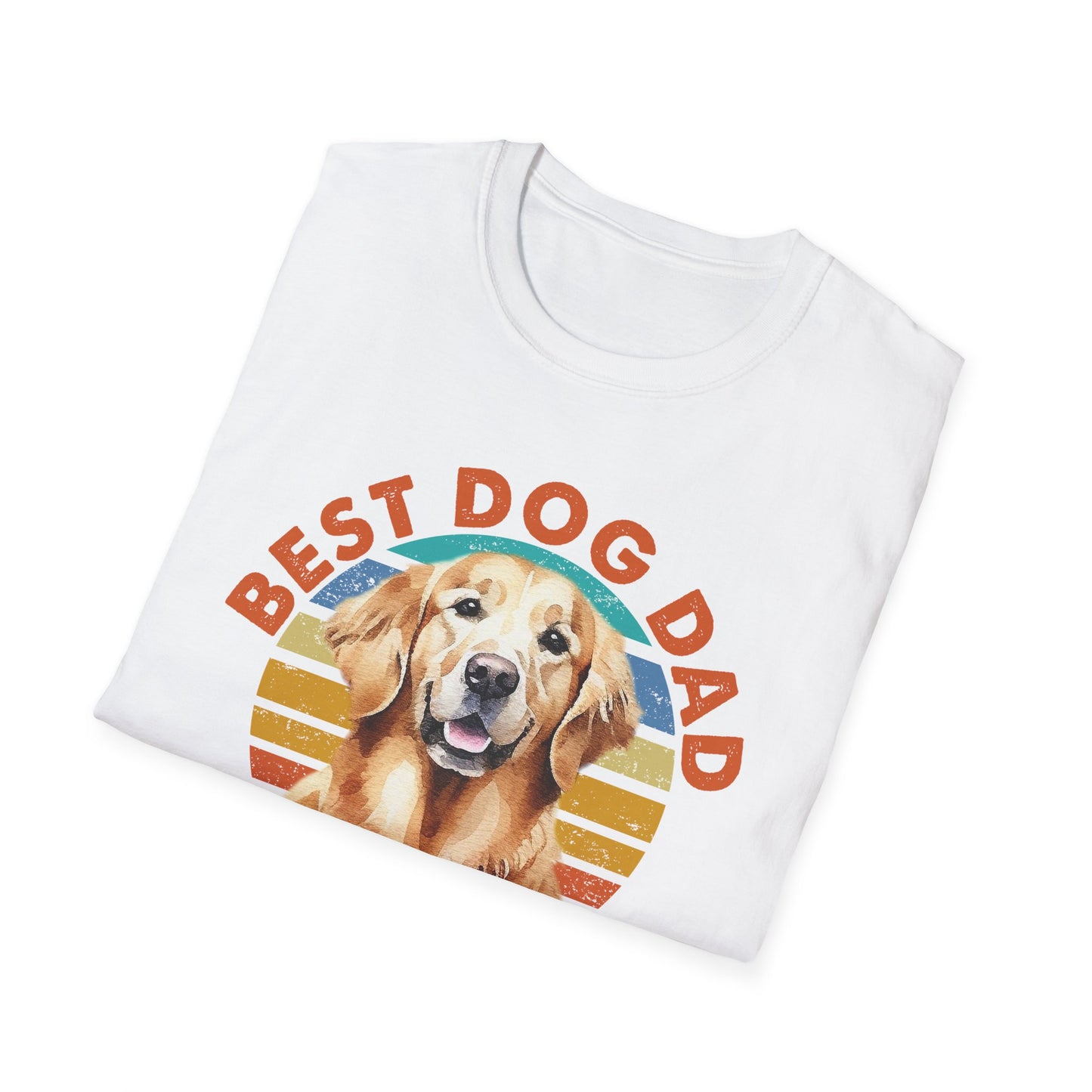 Golden Retriever Best Dog Dad Ever T-Shirt