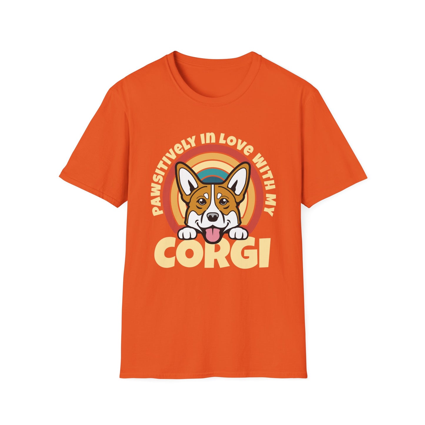 Corgi T-Shirt - Pawsitively In Love