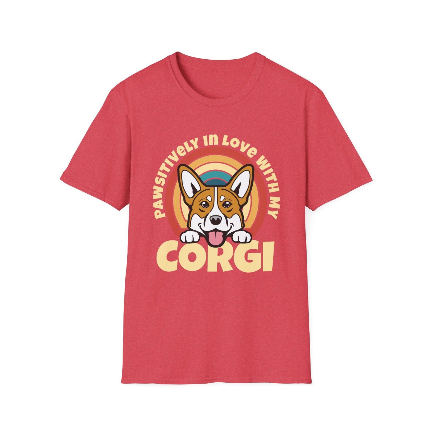 Corgi T-Shirt - Pawsitively In Love