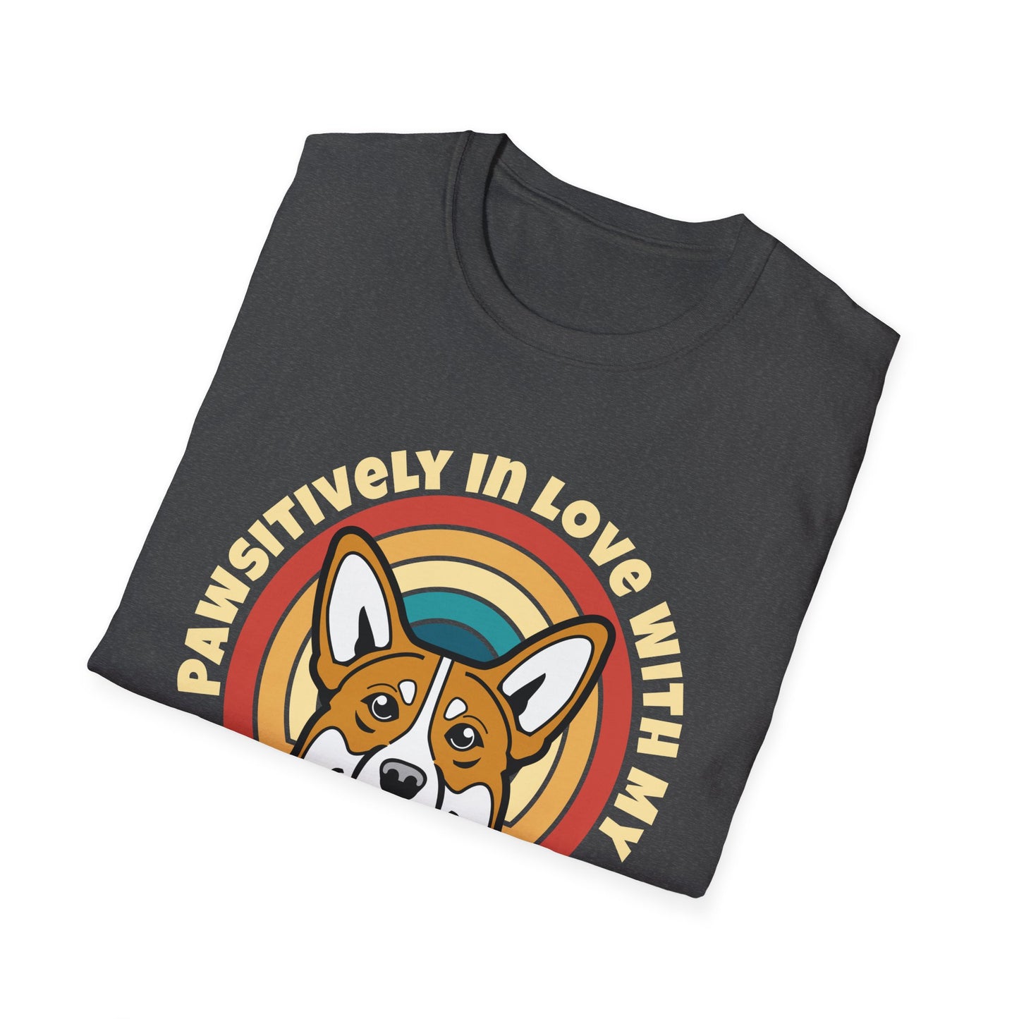 Corgi T-Shirt - Pawsitively In Love