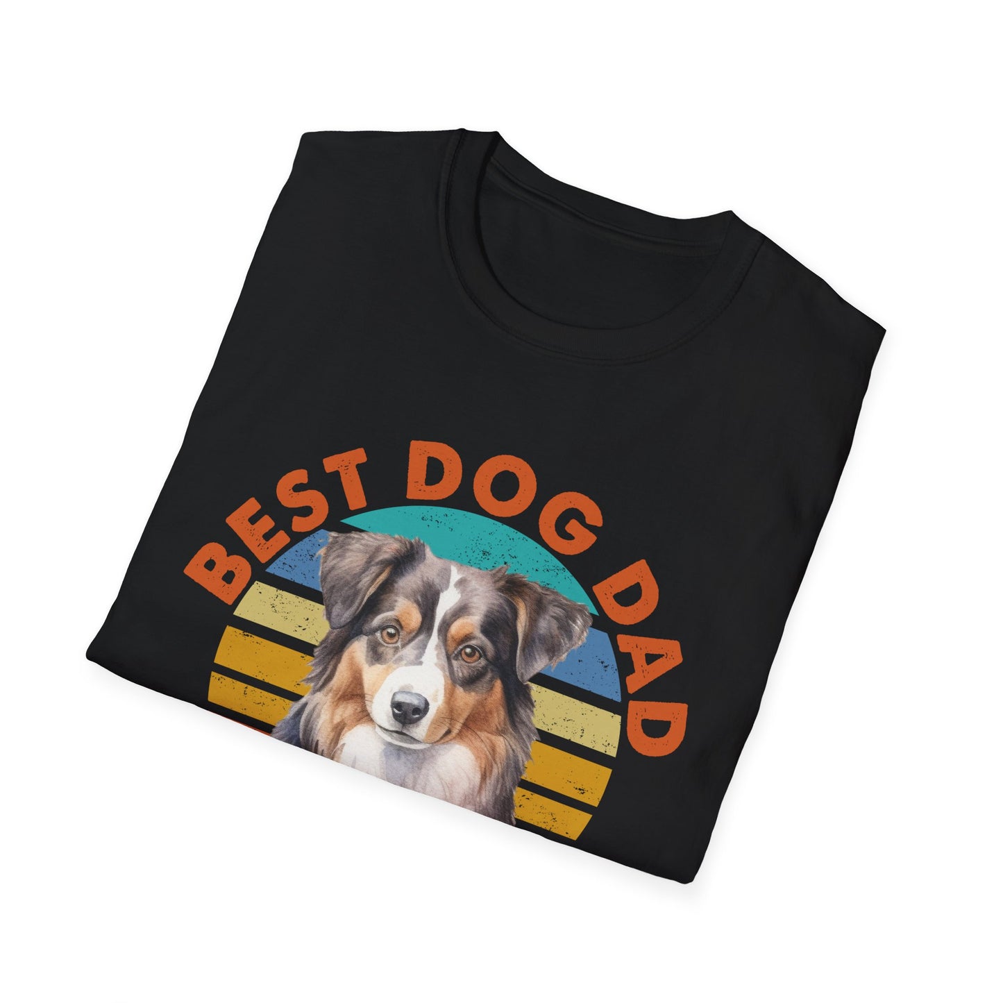 Australian Shepherd Best Dog Dad Ever T-Shirt