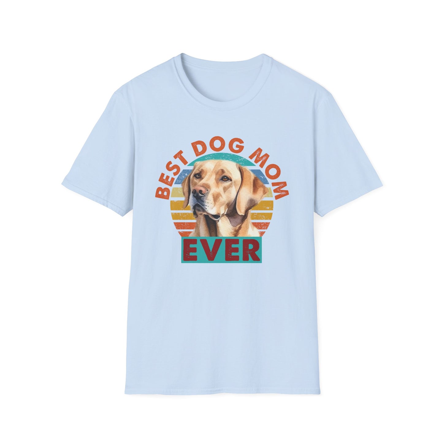 Labrador Retriever T-Shirt - Best Dog Mom Ever - Unisex
