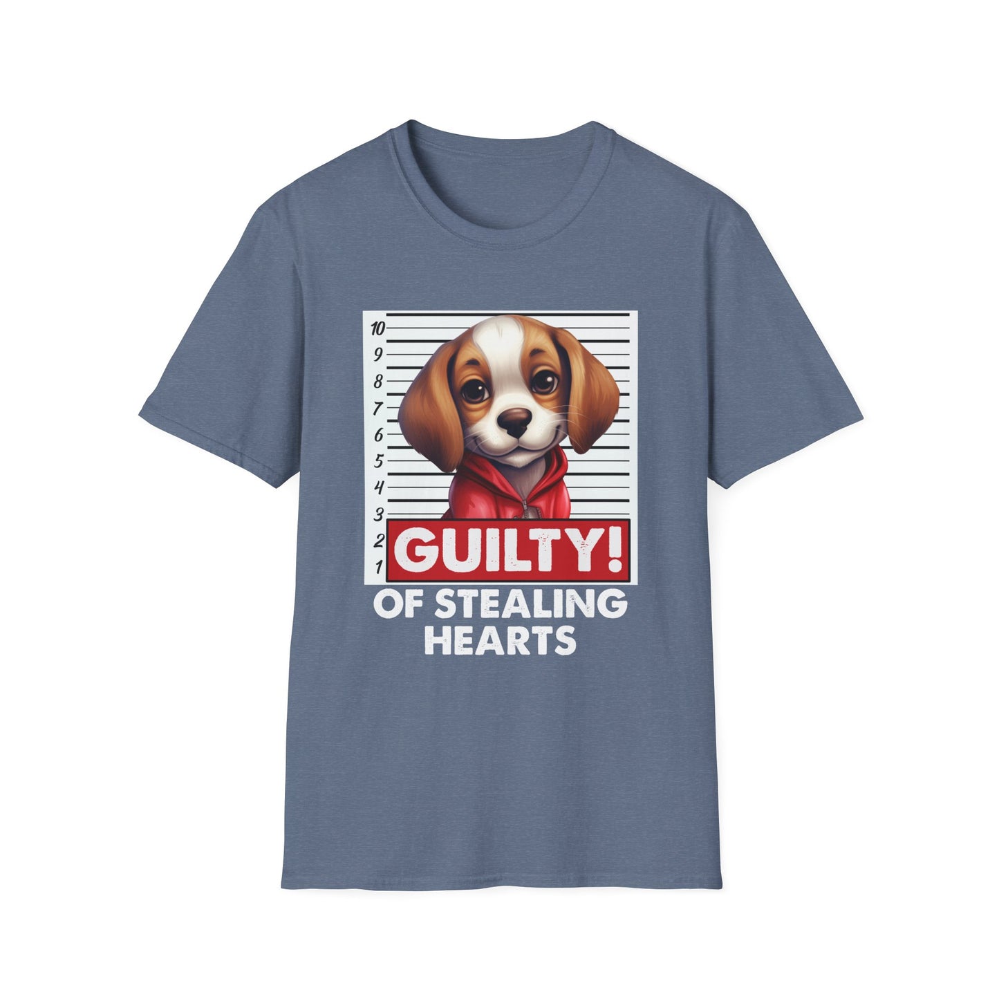 Beagle Dog Guilty of Stealing Hearts Mugshot T-Shirt