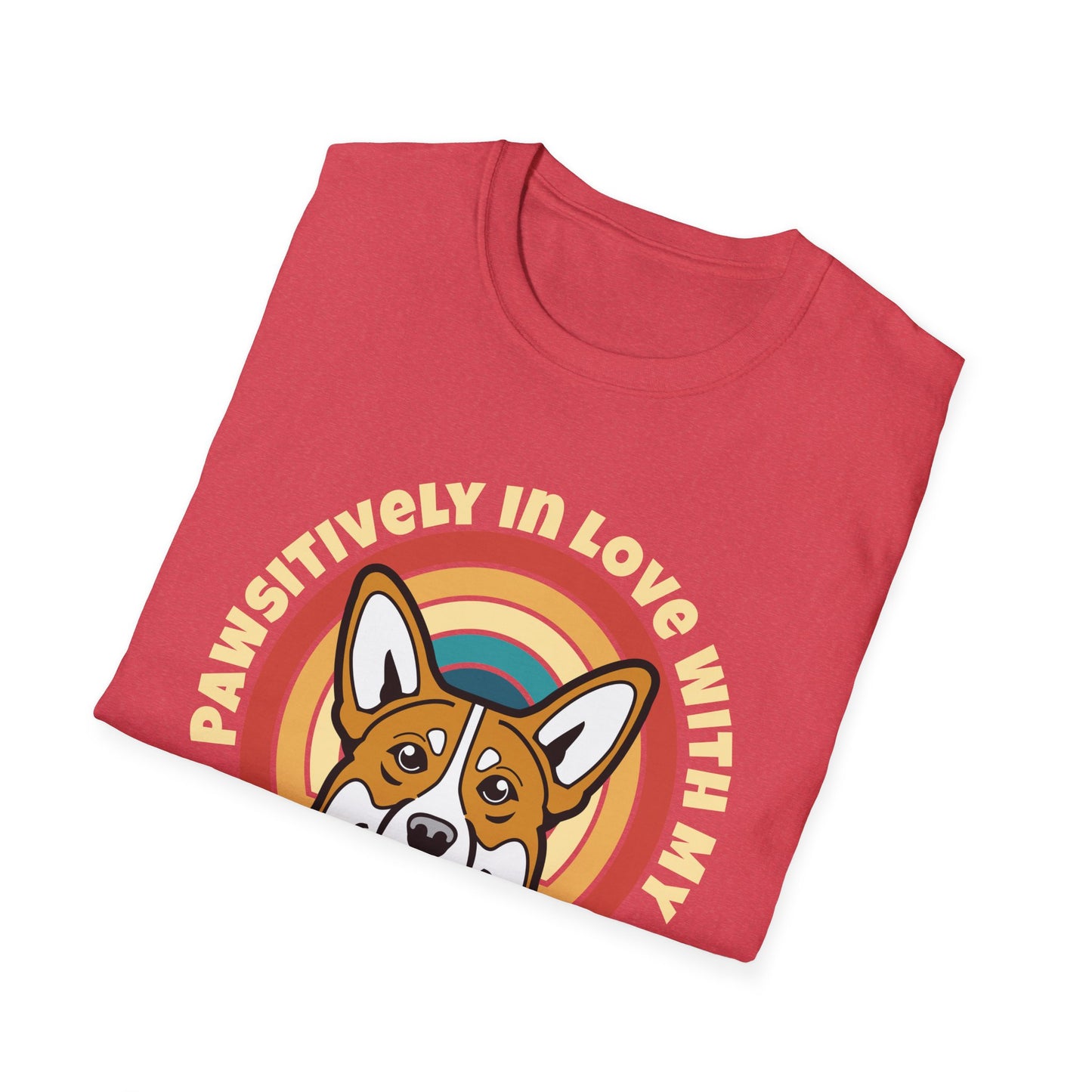 Corgi T-Shirt - Pawsitively In Love