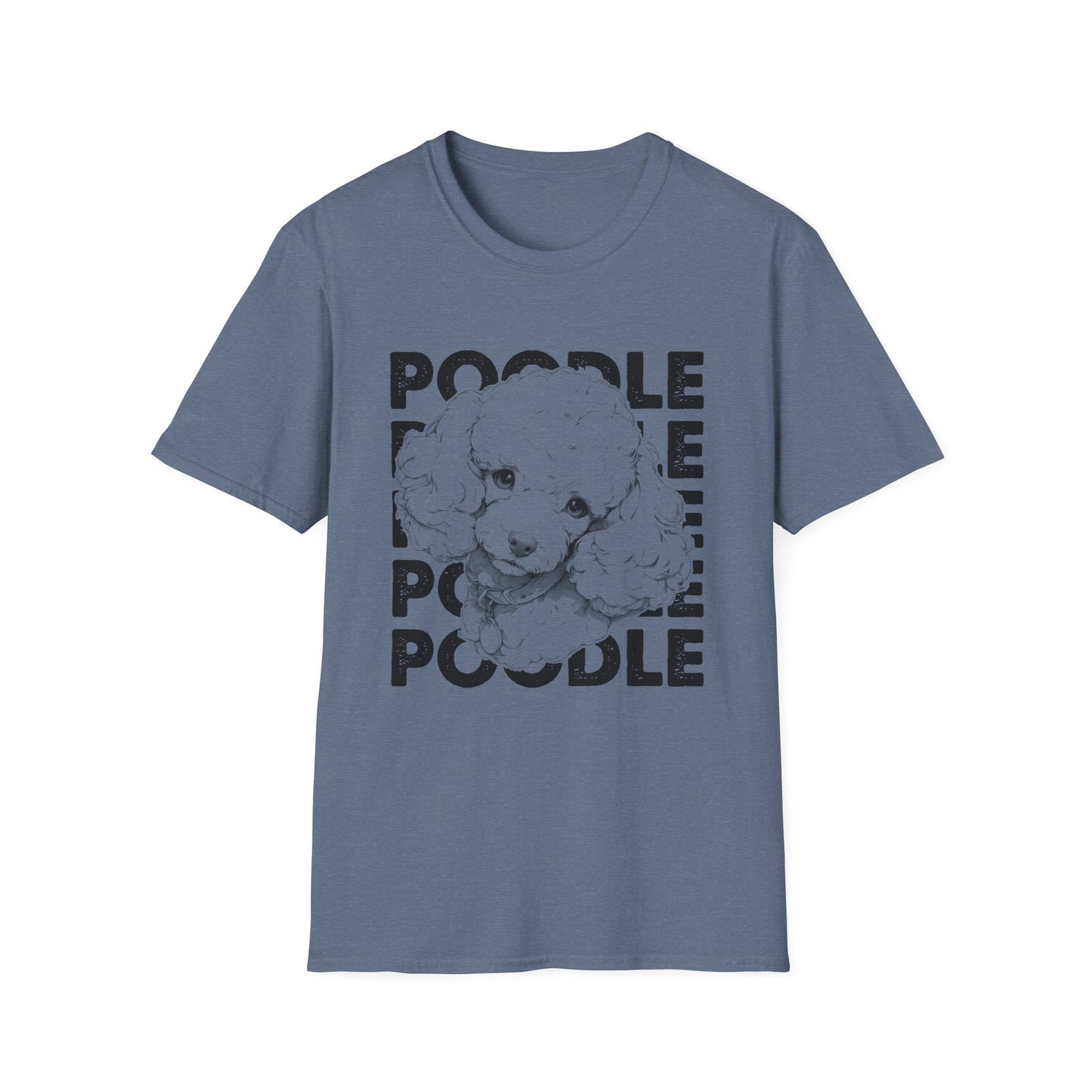 Poodle T-Shirt for Poodle Lovers and Owners - Unisex Softstyle