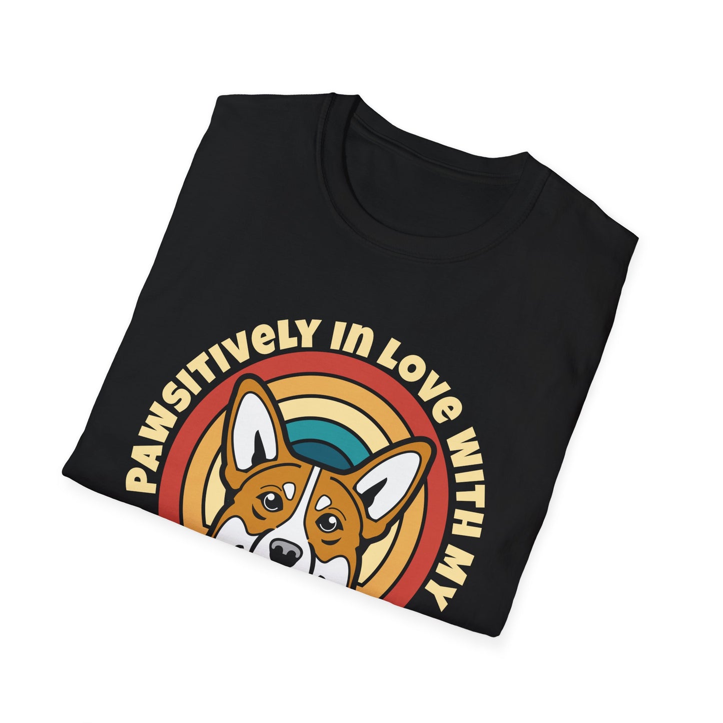 Corgi T-Shirt - Pawsitively In Love