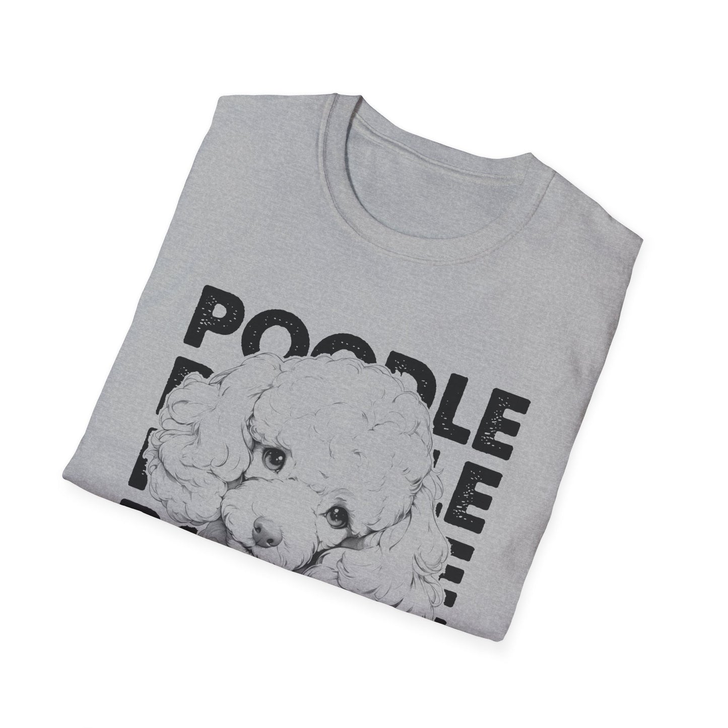 Poodle T-Shirt for Poodle Lovers and Owners - Unisex Softstyle