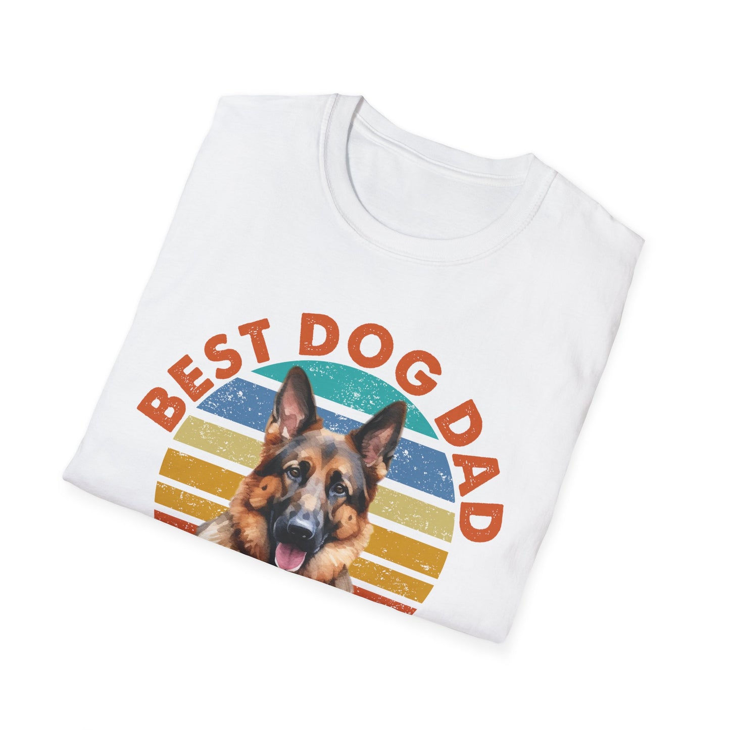 German Shepherd Dog Breed GSD T-Shirt Best Dog Dad Ever