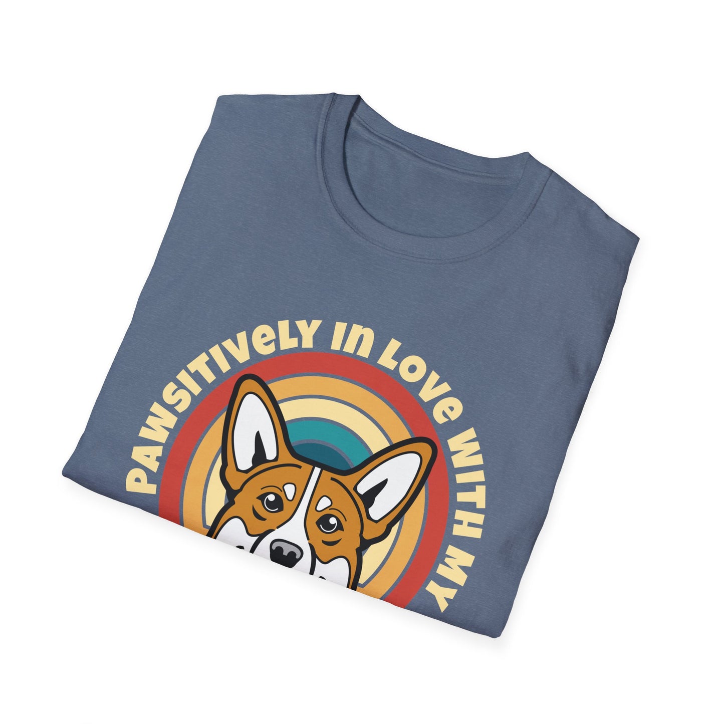Corgi T-Shirt - Pawsitively In Love