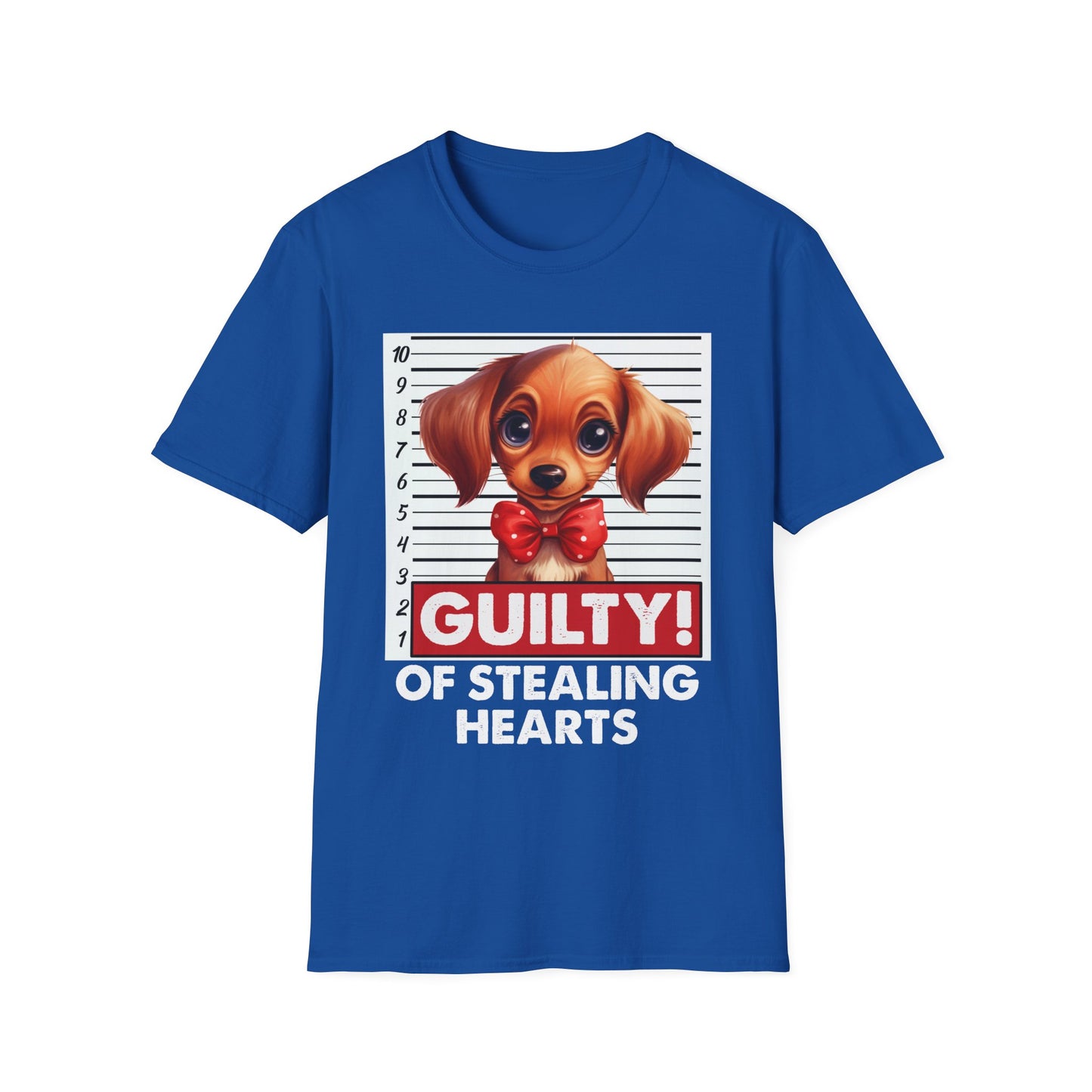 Dachshund Dog Funny Guilty of Stealing Hearts T-Shirt