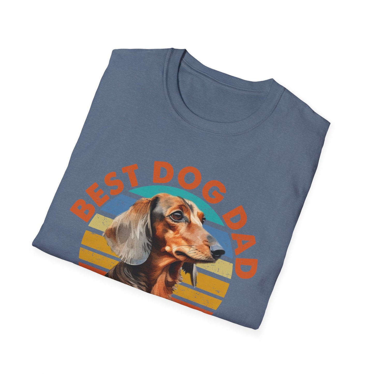 Dachshund Dog Dad Softstyle T-Shirt