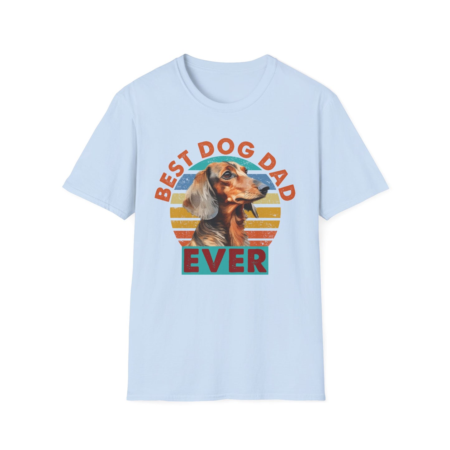 Dachshund Dog Dad Softstyle T-Shirt