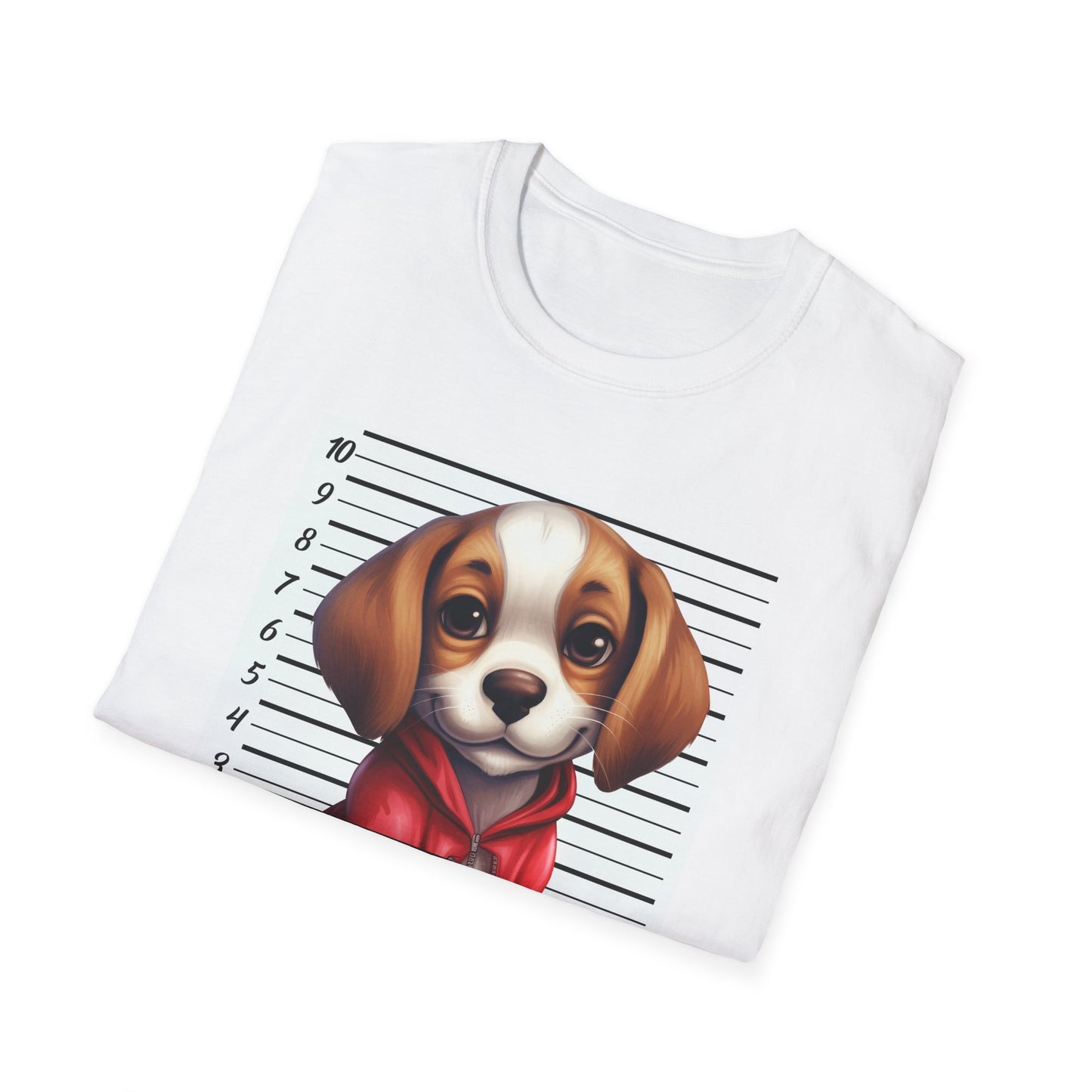 Beagle Dog Guilty of Stealing Hearts Mugshot T-Shirt