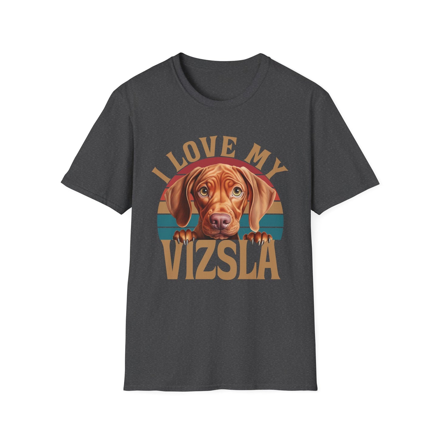 Vizsla Lover T-Shirt Retro Design