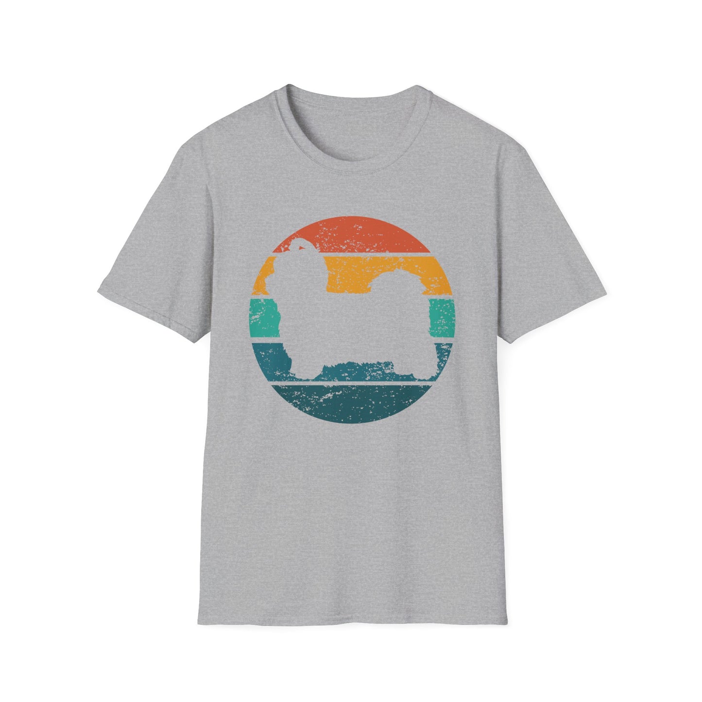 Shih Tzu T-Shirt Vintage Sunset Design