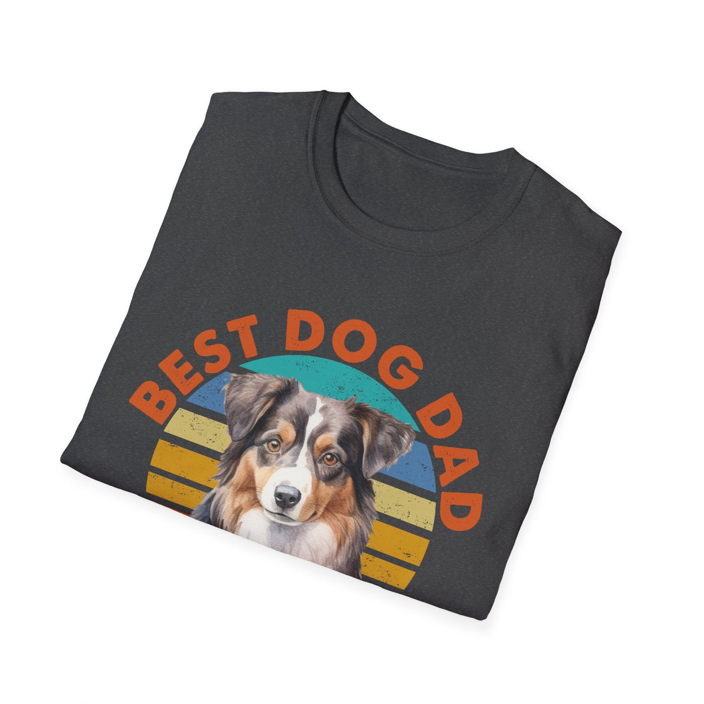 Australian Shepherd Best Dog Dad Ever T-Shirt