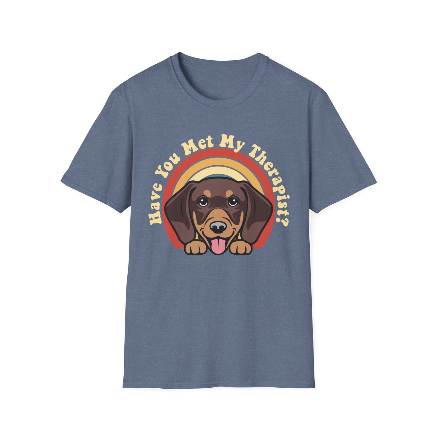 Funny Dachshund Dog T-Shirt Have You Met My Therapist