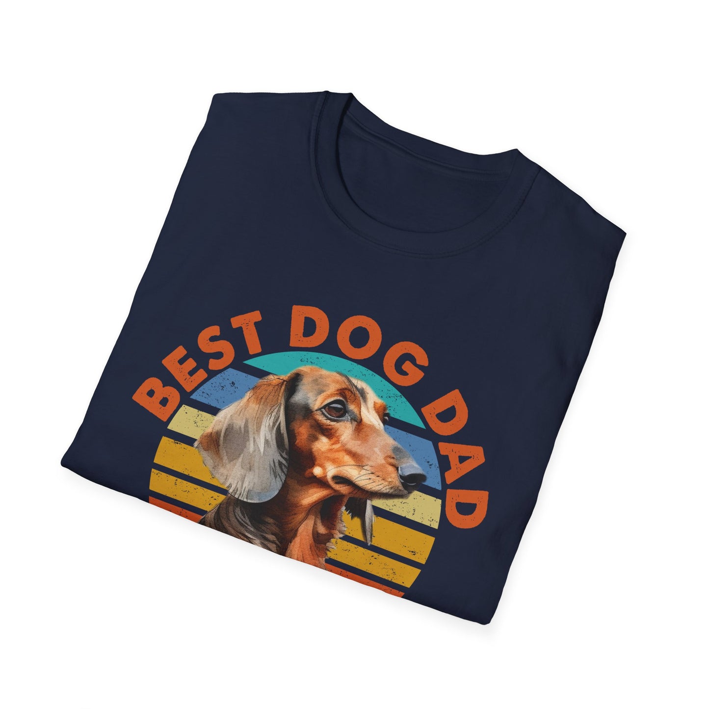 Dachshund Dog Dad Softstyle T-Shirt
