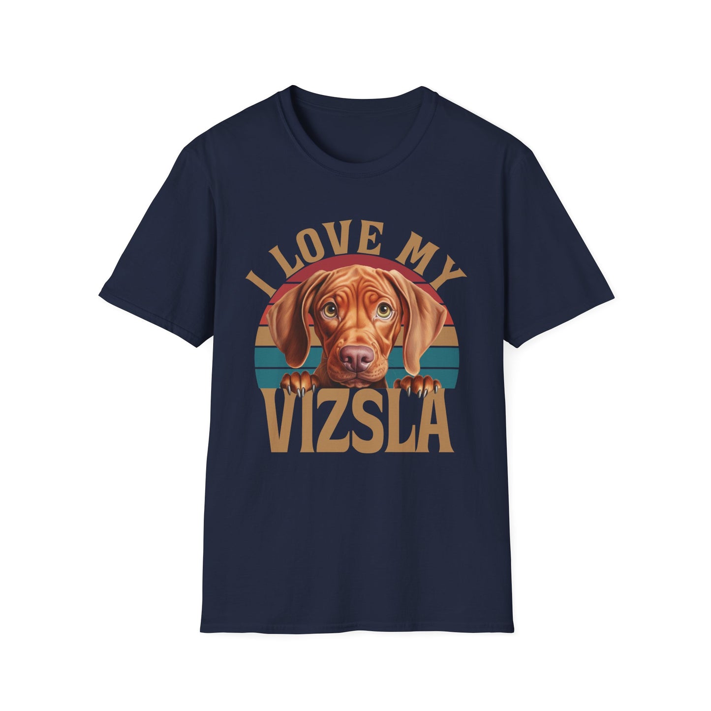 Vizsla Lover T-Shirt Retro Design