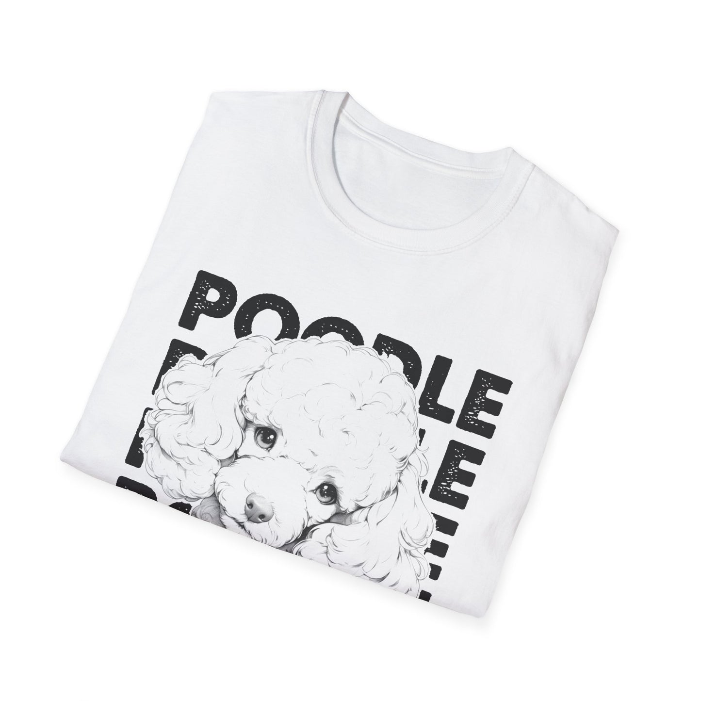 Poodle T-Shirt for Poodle Lovers and Owners - Unisex Softstyle