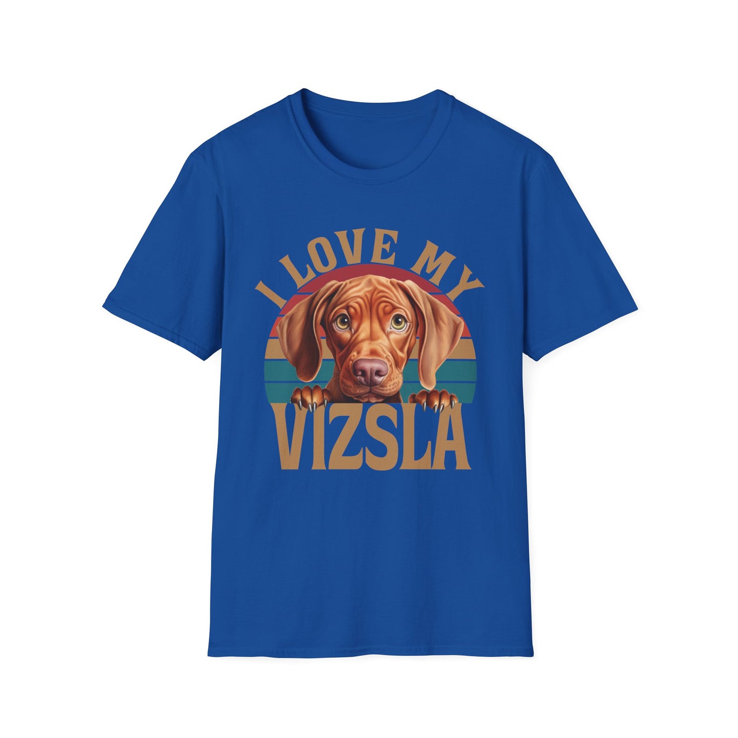 Vizsla Lover T-Shirt Retro Design