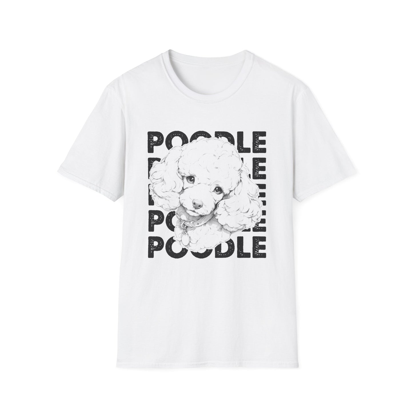 Poodle T-Shirt for Poodle Lovers and Owners - Unisex Softstyle