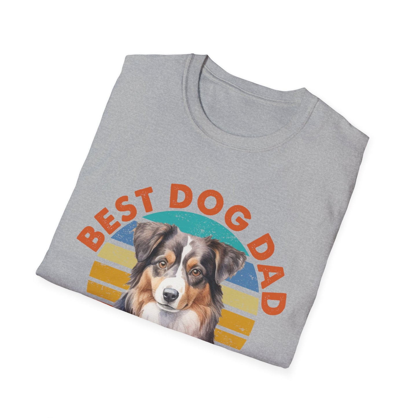 Australian Shepherd Best Dog Dad Ever T-Shirt