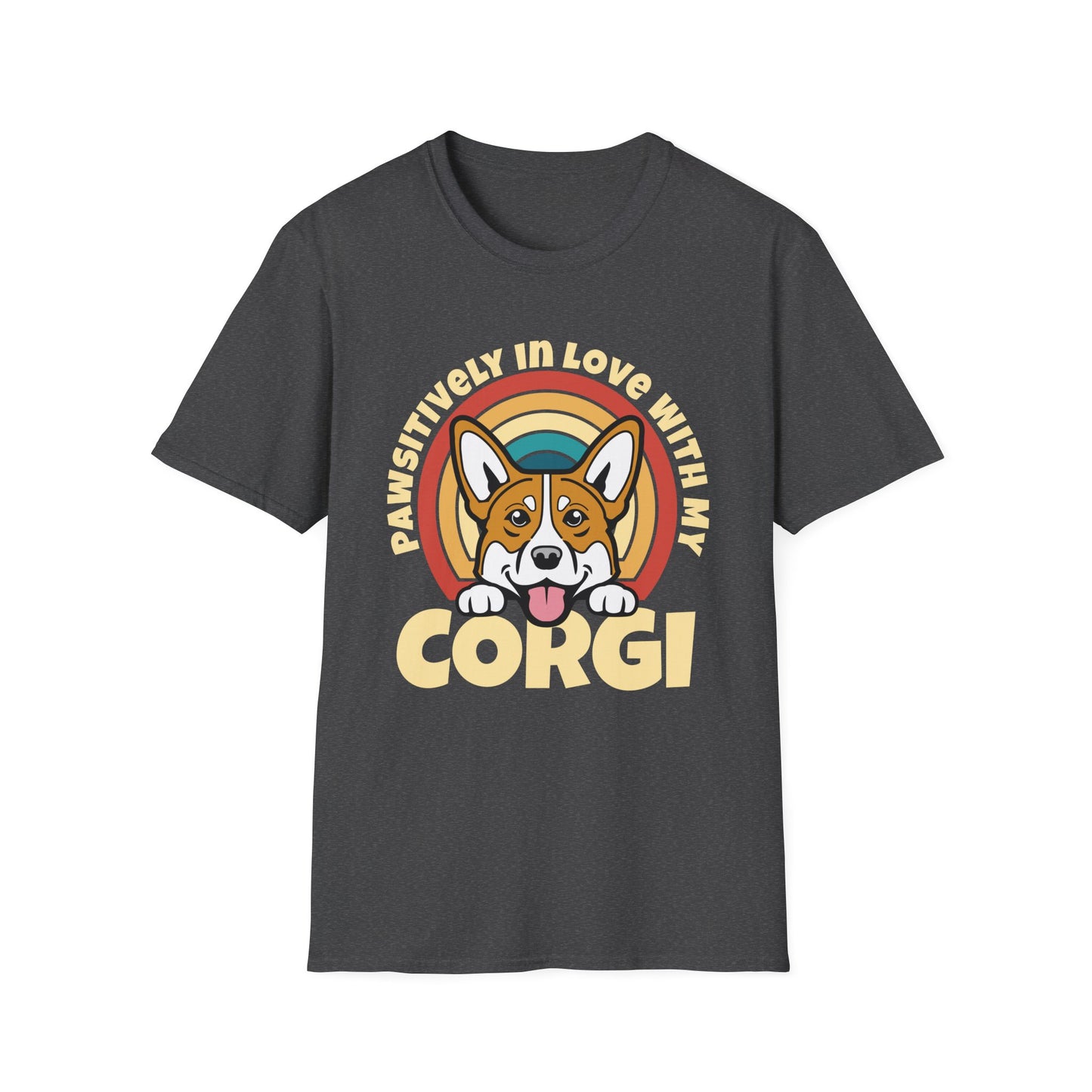 Corgi T-Shirt - Pawsitively In Love