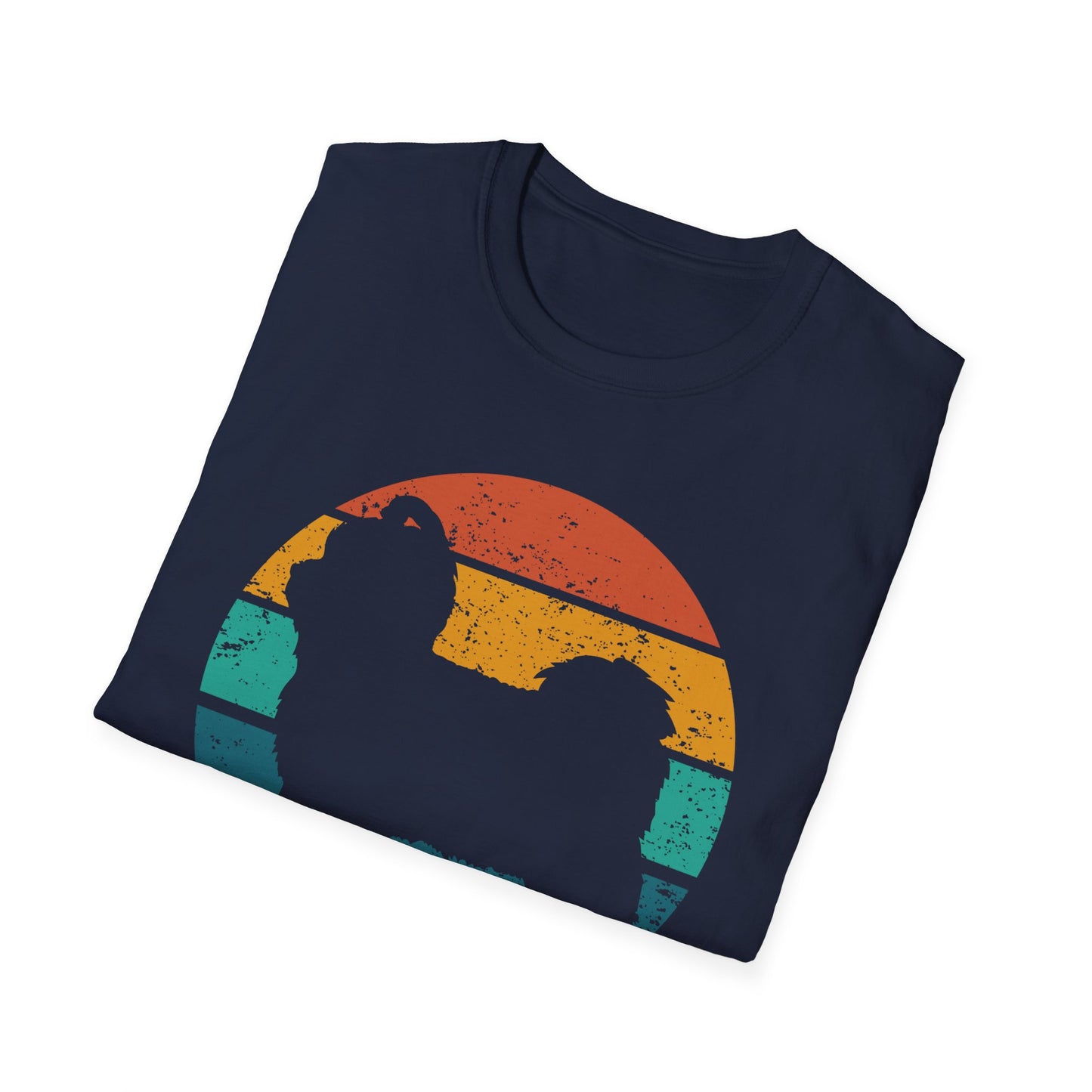 Shih Tzu T-Shirt Vintage Sunset Design