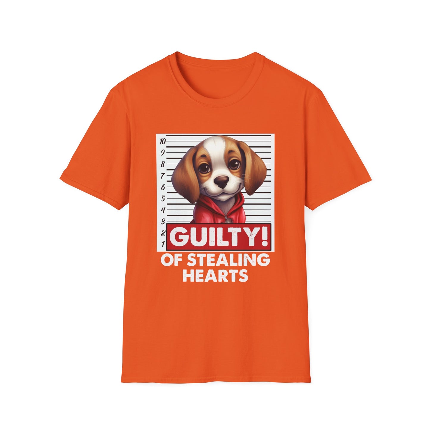 Beagle Dog Guilty of Stealing Hearts Mugshot T-Shirt