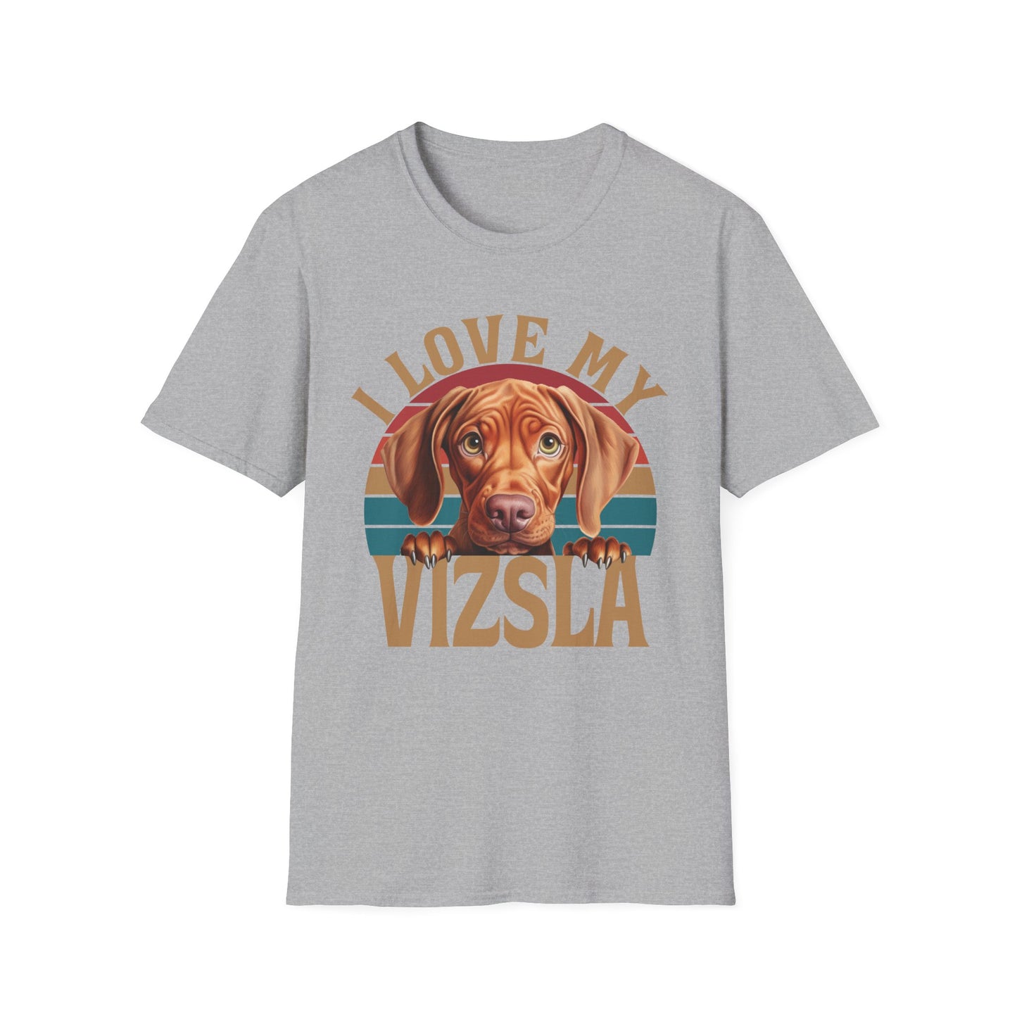 Vizsla Lover T-Shirt Retro Design