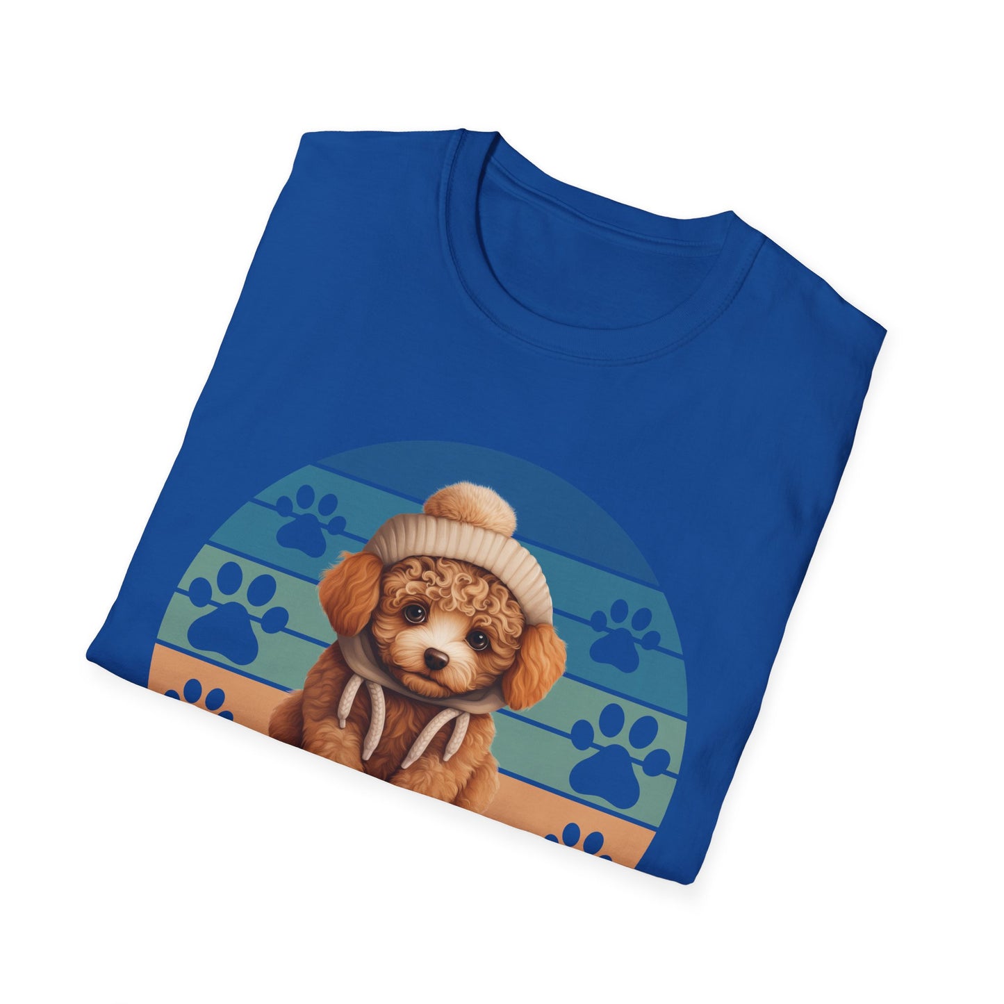 Poodle Retro Sunset T-Shirt A Very Good Dog
