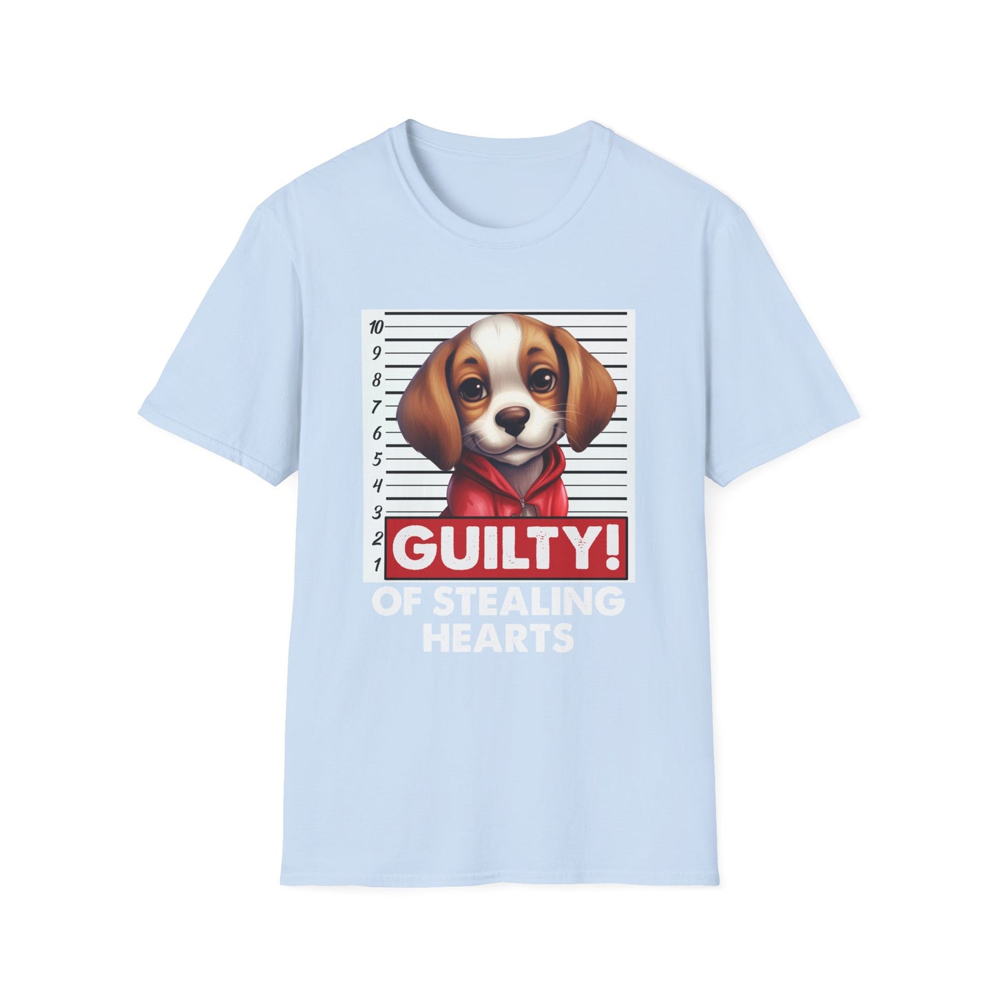 Beagle Dog Guilty of Stealing Hearts Mugshot T-Shirt