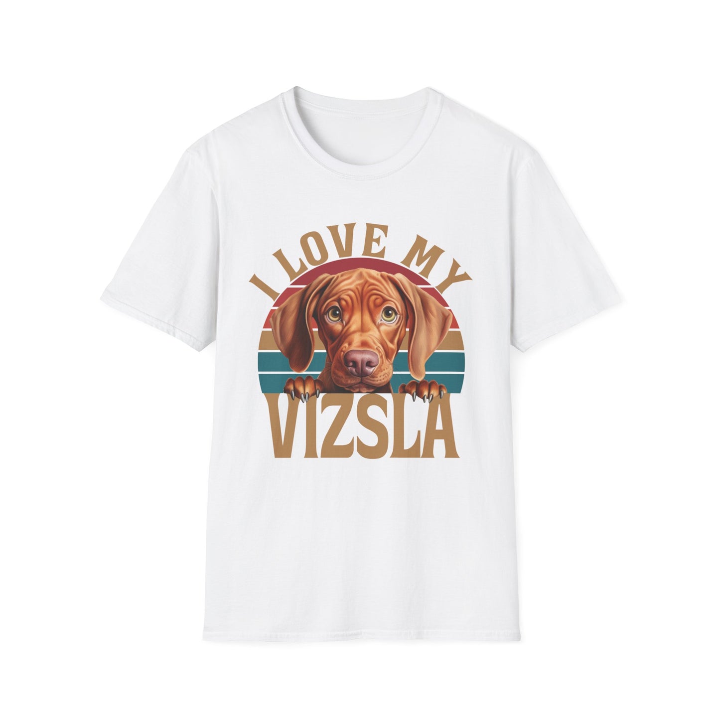 Vizsla Lover T-Shirt Retro Design