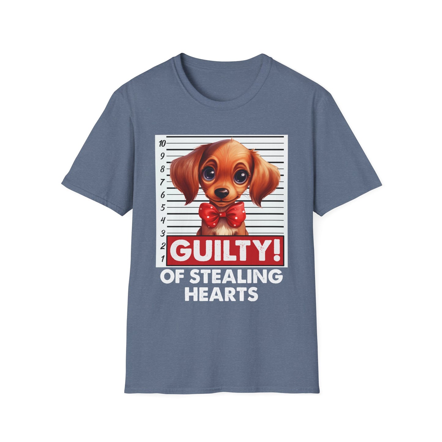 Dachshund Dog Funny Guilty of Stealing Hearts T-Shirt