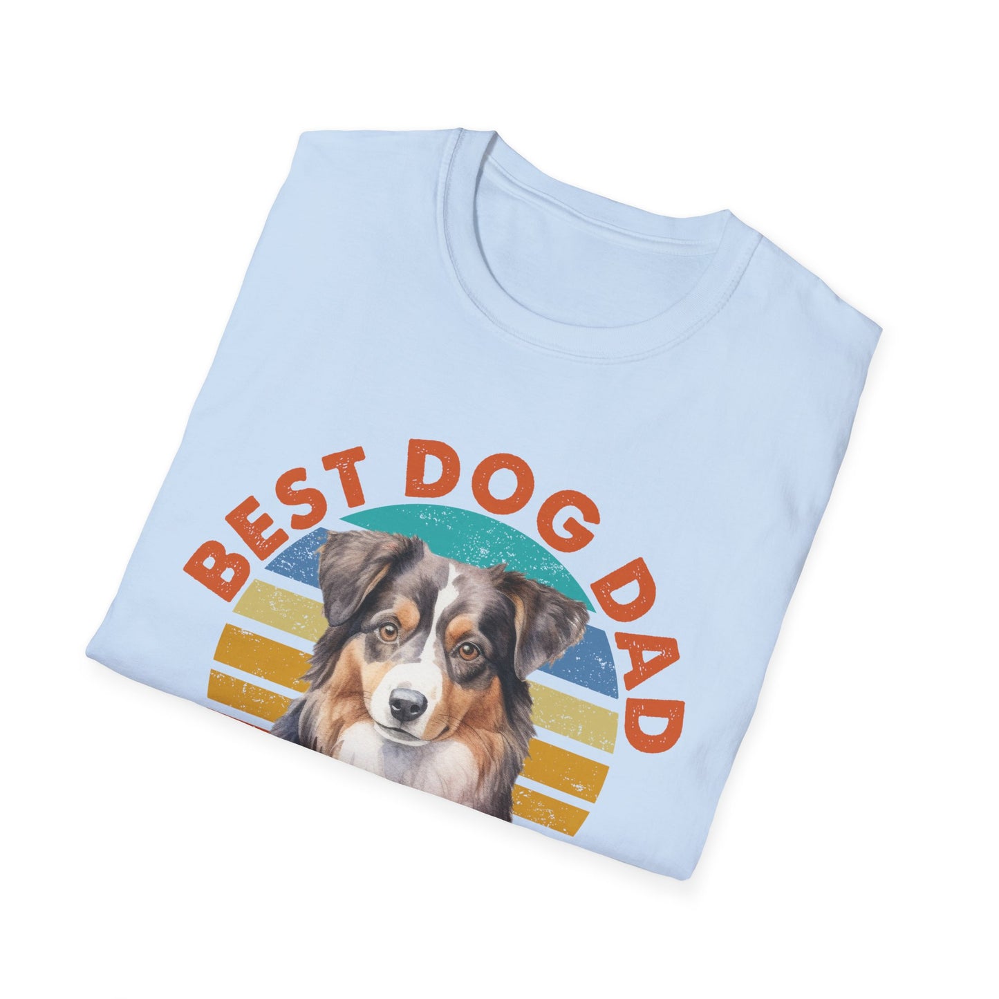 Australian Shepherd Best Dog Dad Ever T-Shirt