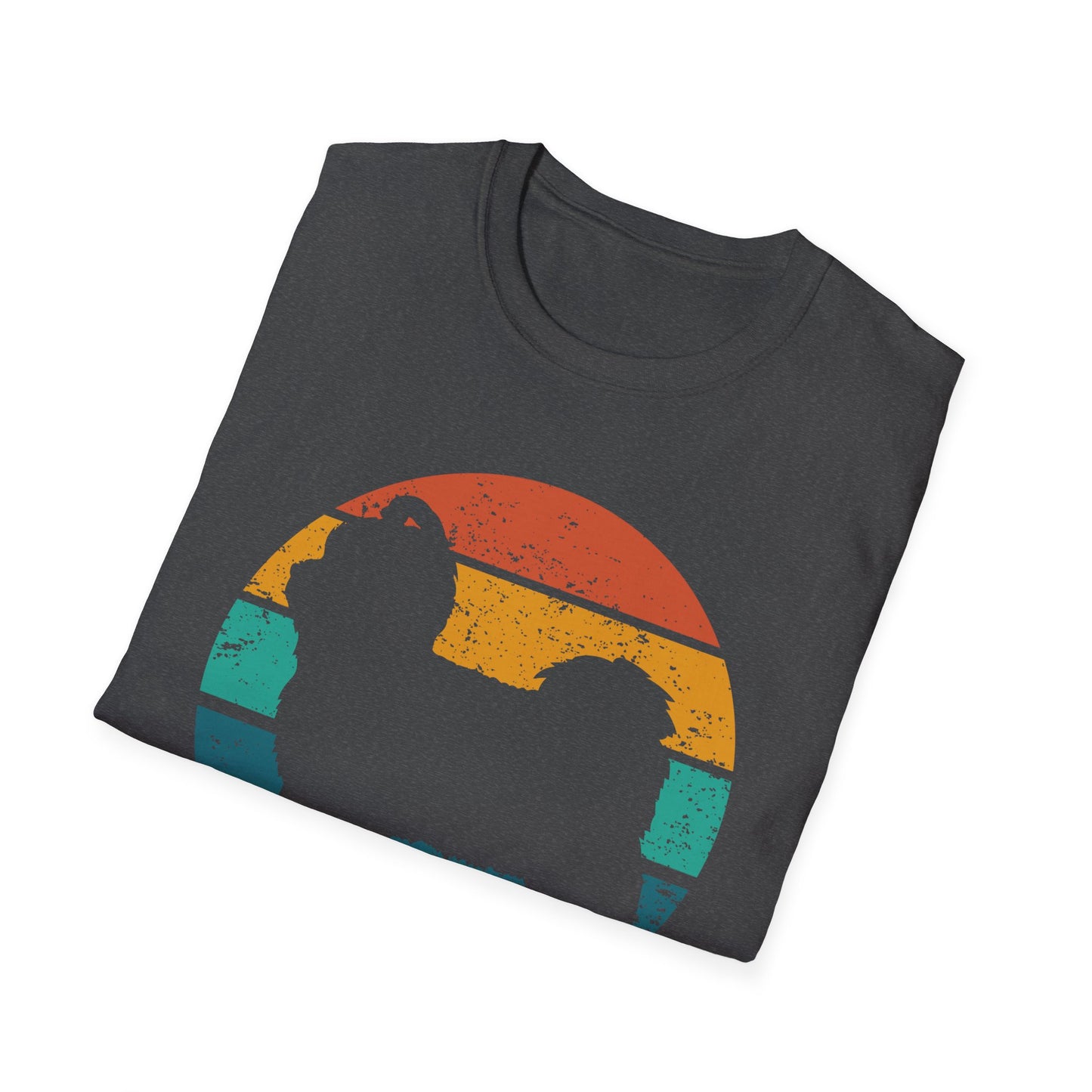 Shih Tzu T-Shirt Vintage Sunset Design