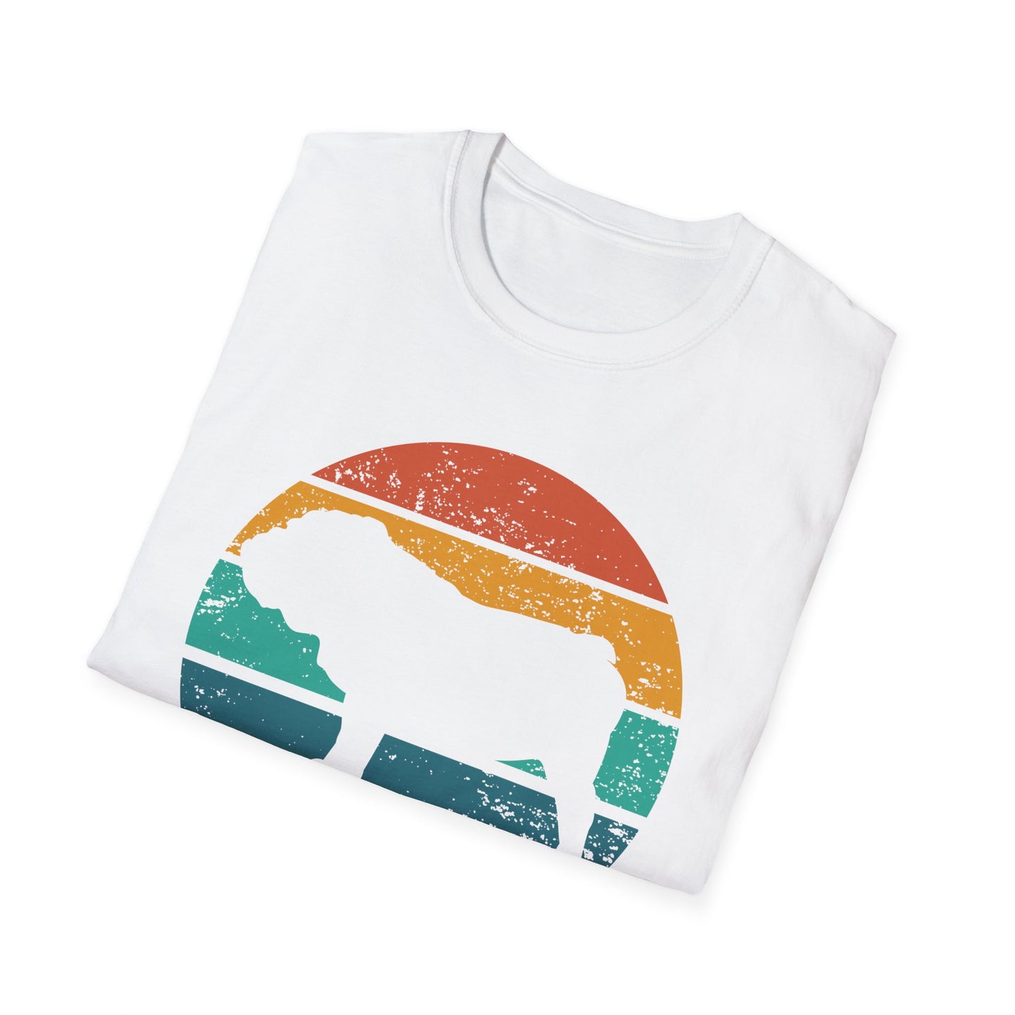 Bulldog Silhouette Retro T-Shirt