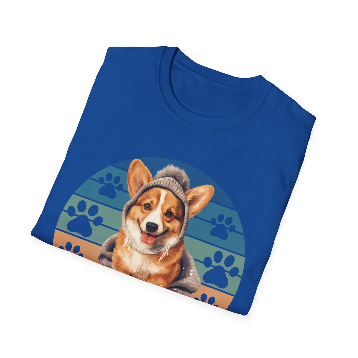 Corgi Retro Vibe T-Shirt - A Very Good Dog