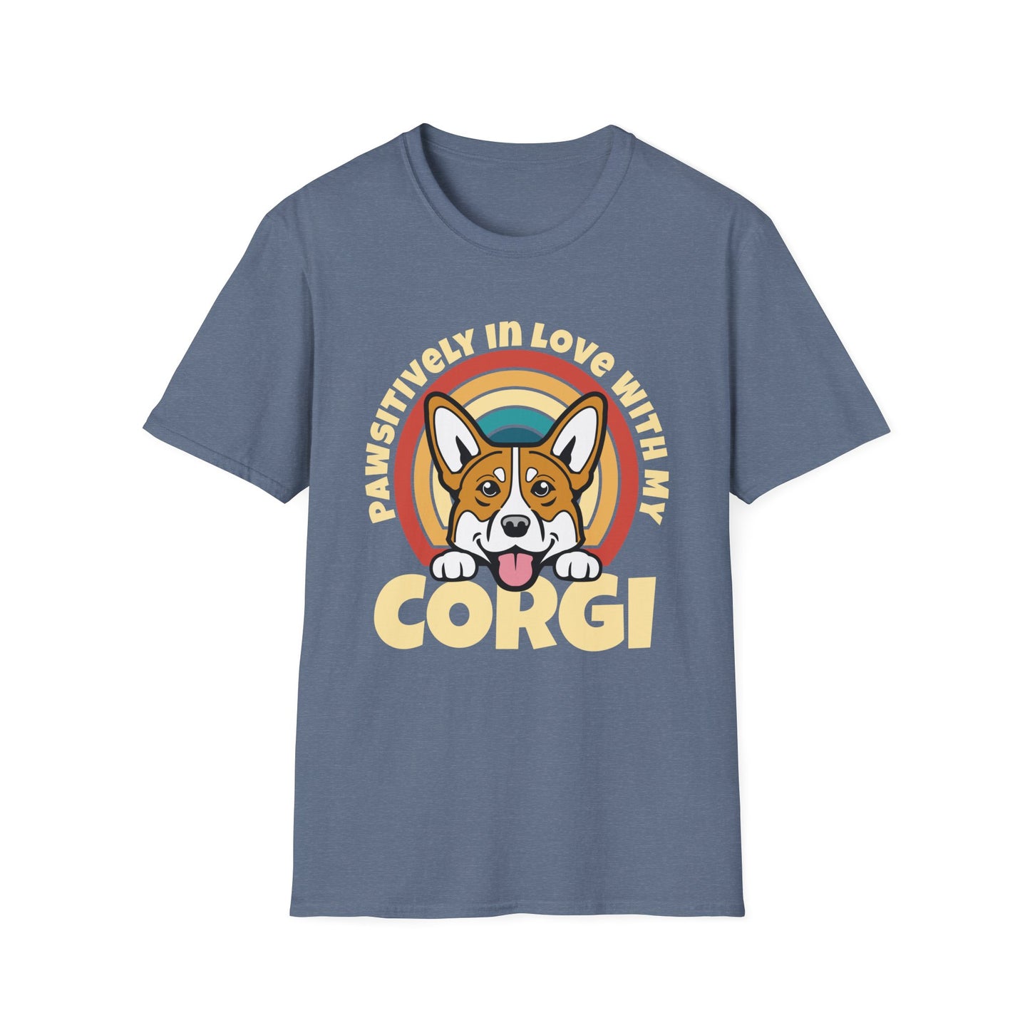 Corgi T-Shirt - Pawsitively In Love