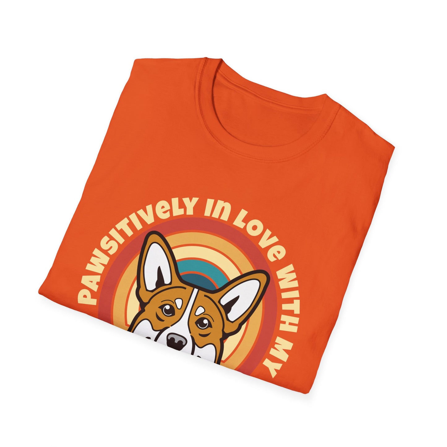 Corgi T-Shirt - Pawsitively In Love