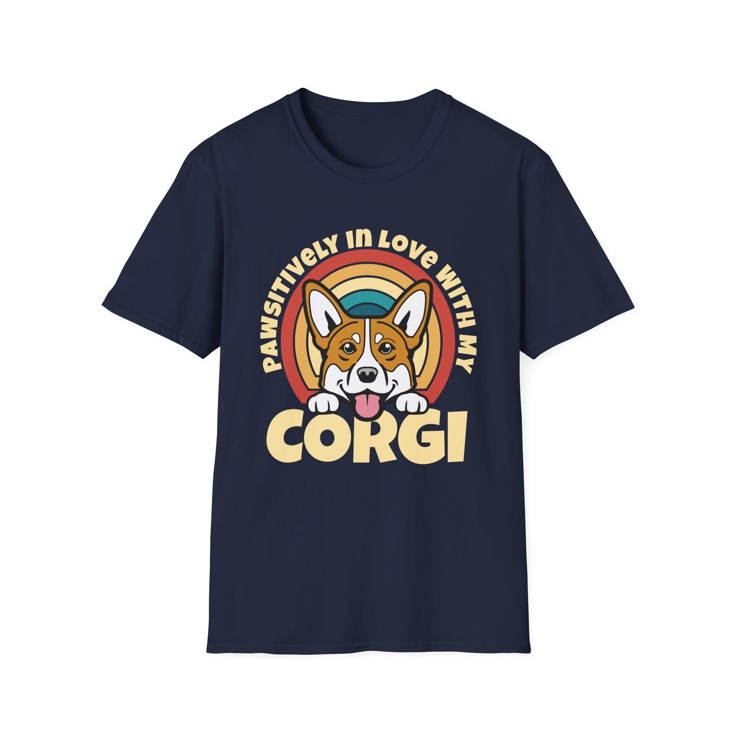 Corgi T-Shirt - Pawsitively In Love