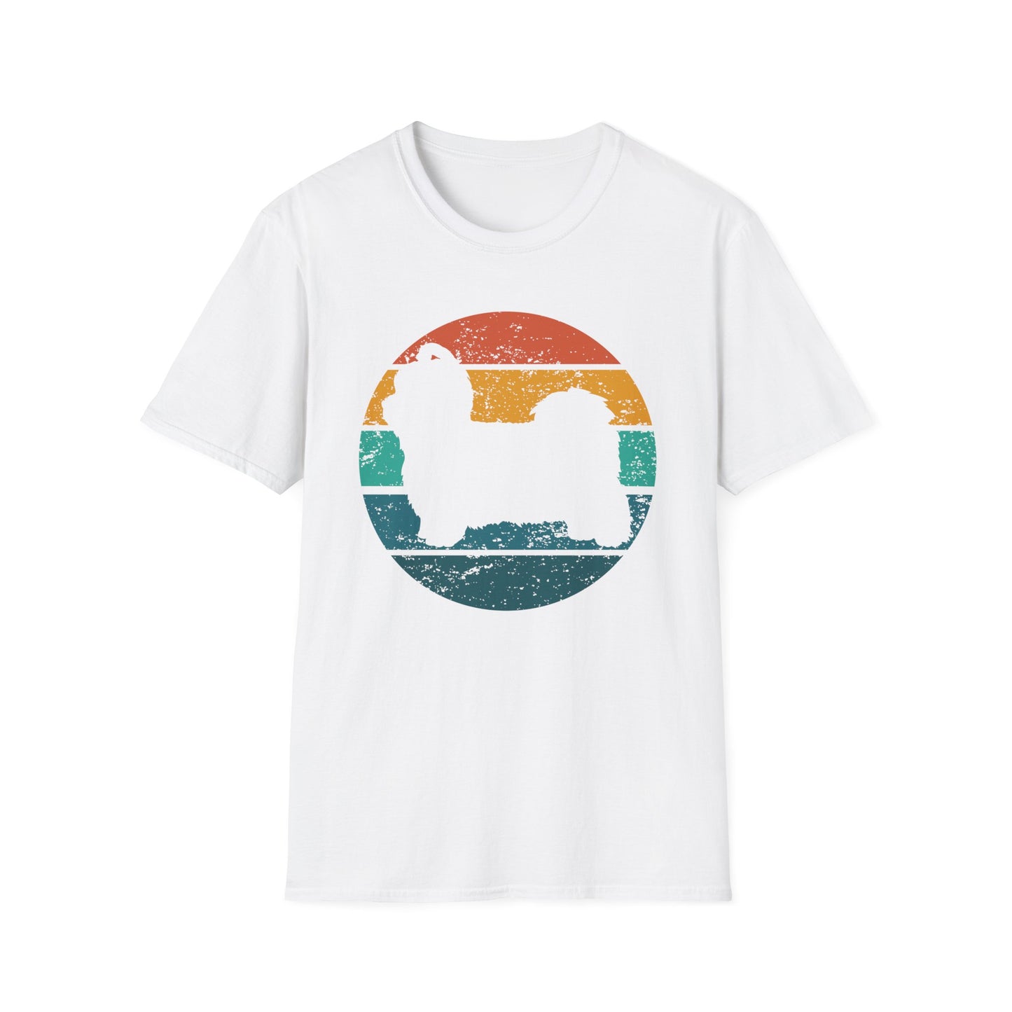 Shih Tzu T-Shirt Vintage Sunset Design