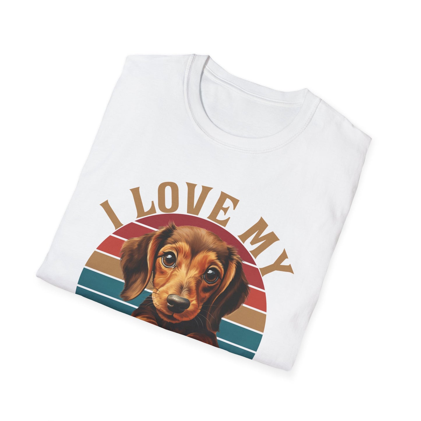 Dachshund T-Shirt - I Love My Dachshund Dog