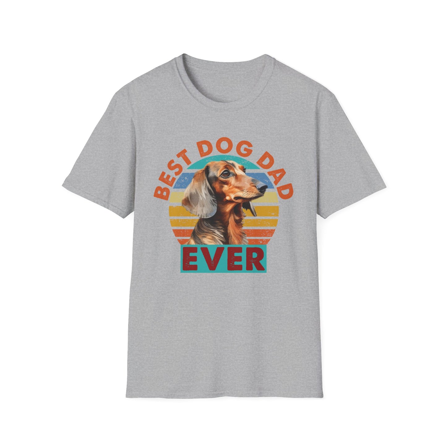 Dachshund Dog Dad Softstyle T-Shirt