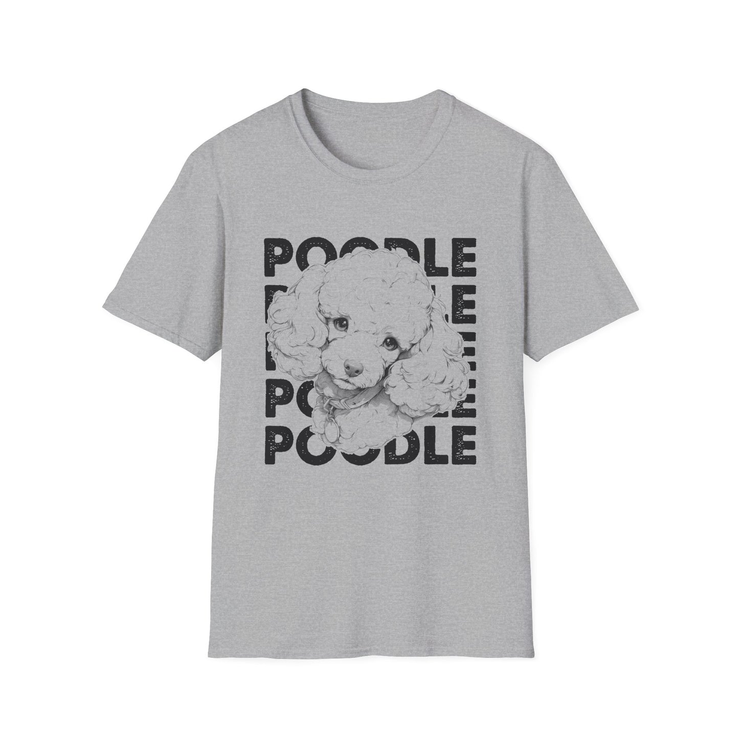 Poodle T-Shirt for Poodle Lovers and Owners - Unisex Softstyle