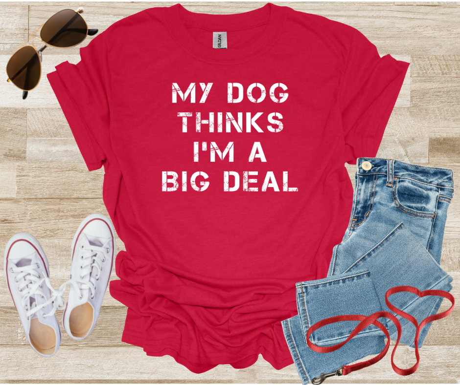 My Dog Thinks I'm A Big Deal T-Shirt
