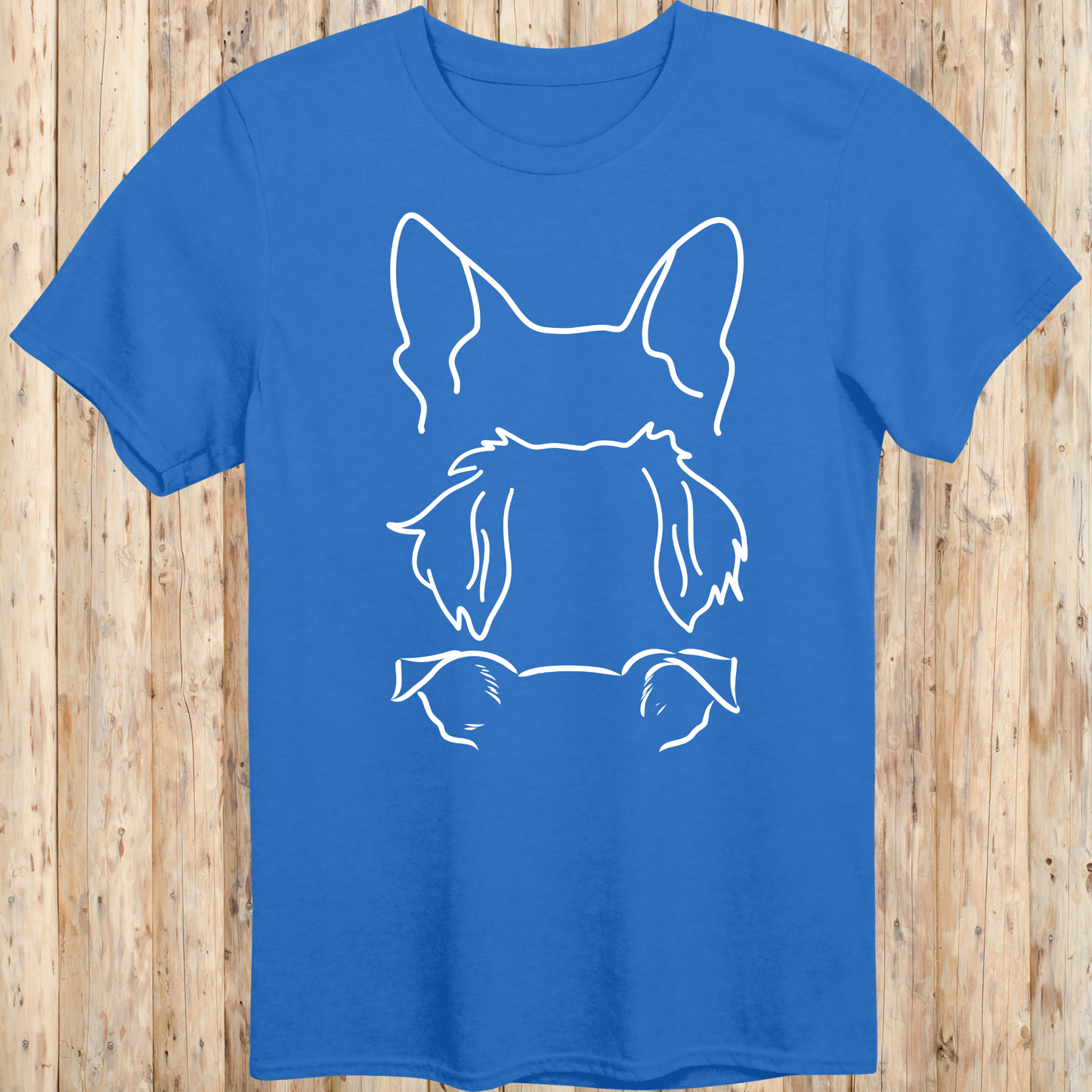 Dog Ears Outline T-Shirt