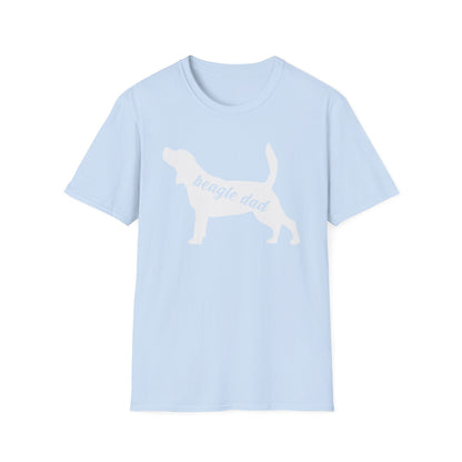 Beagle Dad T-Shirt Dog Silhouette